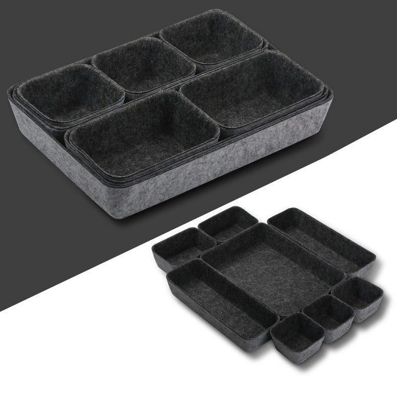 Cross-Border New Storage Box Home Storage Box Cosmetics Messy Items Storage Set Office Supplies Storage Box