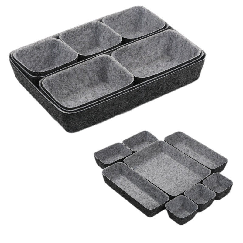 Cross-Border New Storage Box Home Storage Box Cosmetics Messy Items Storage Set Office Supplies Storage Box