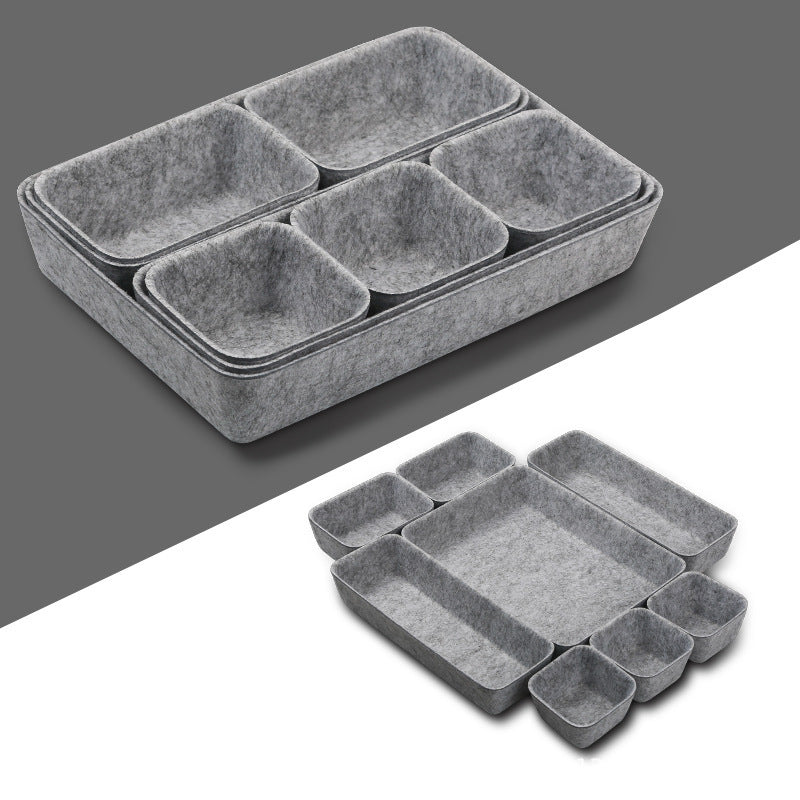 Cross-Border New Storage Box Home Storage Box Cosmetics Messy Items Storage Set Office Supplies Storage Box