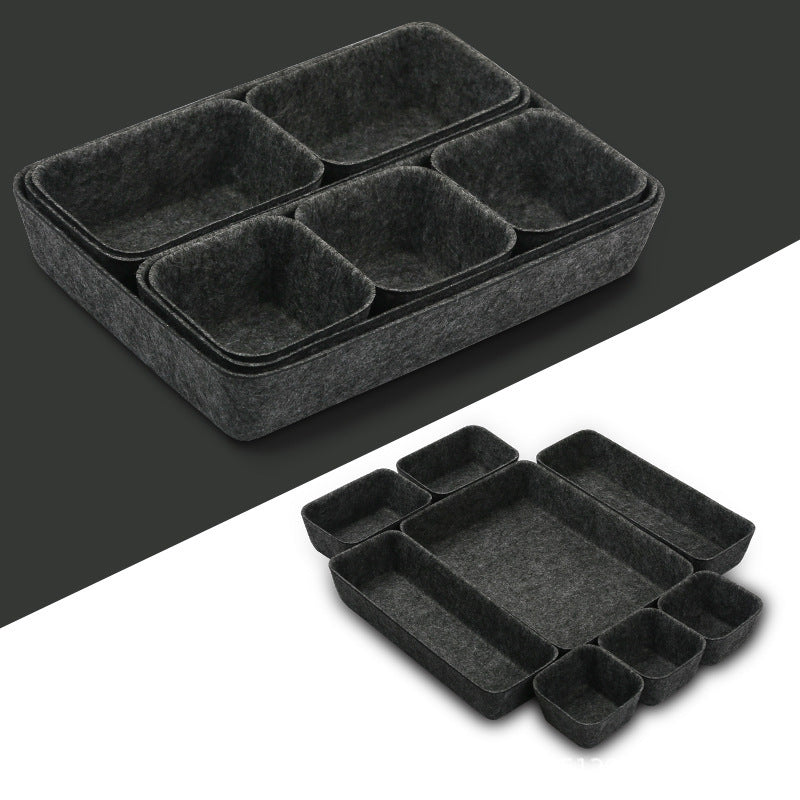 Cross-Border New Storage Box Home Storage Box Cosmetics Messy Items Storage Set Office Supplies Storage Box
