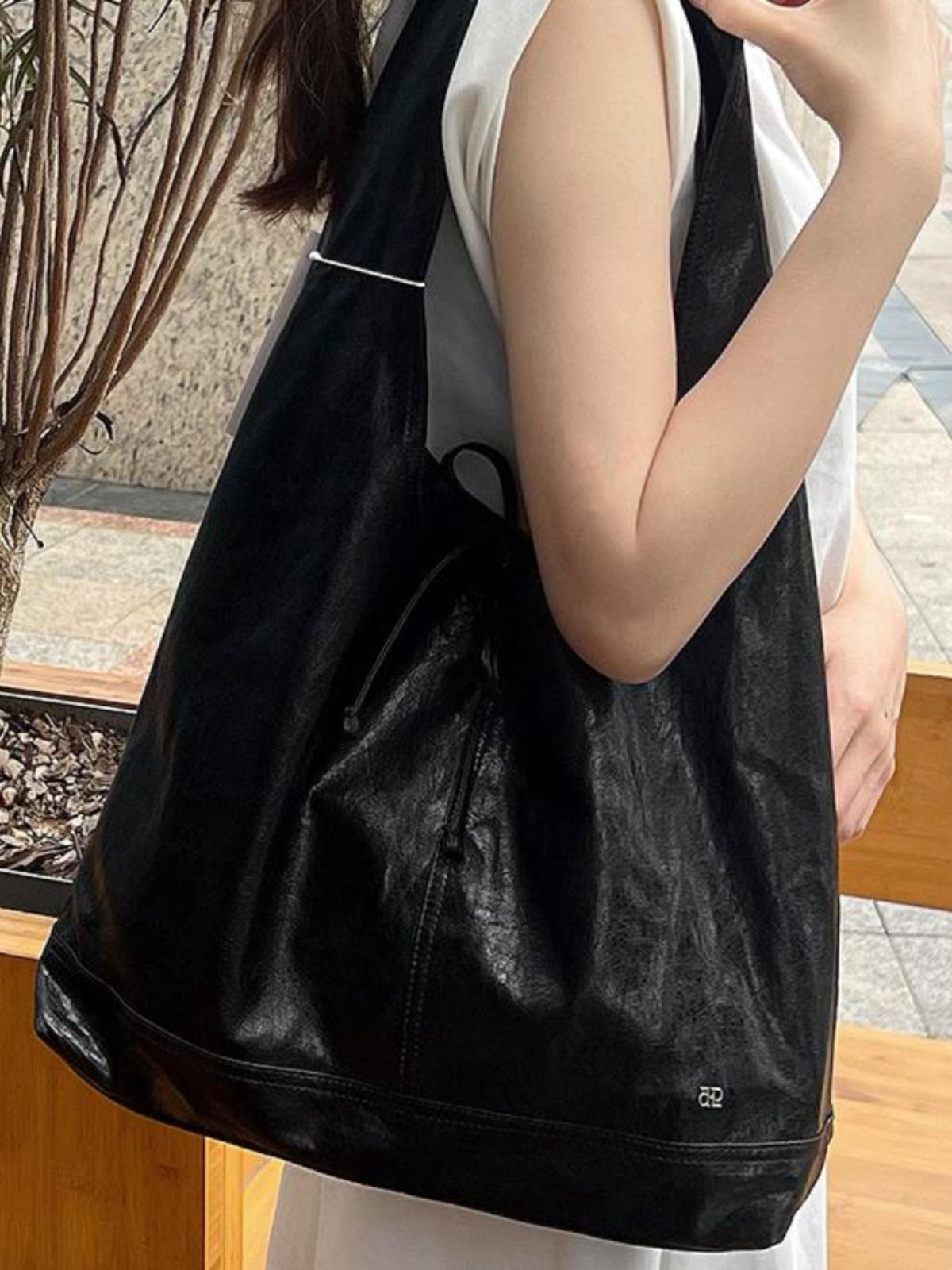 Fashion French bow tie bag Spring and autumn fashion large capacity tote bag shoulder