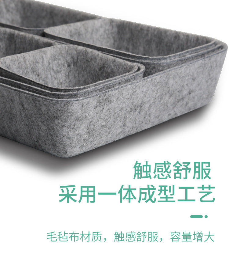 Cross-Border New Storage Box Home Storage Box Cosmetics Messy Items Storage Set Office Supplies Storage Box