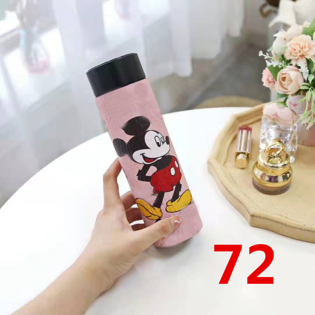 Cross-Border LED Random Temperature Display304Stainless Steel Thermos Cup Car-mounted Household Leather Case Gift Cup 500ML
