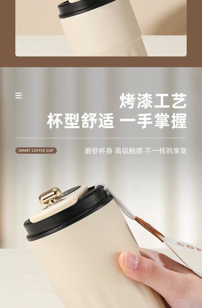 Cross-border new smart temperature display coffee cup316Stainless steel thermos cup high aesthetic business gift mug