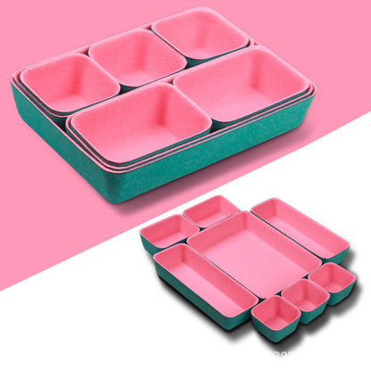 Cross-Border New Storage Box Home Storage Box Cosmetics Messy Items Storage Set Office Supplies Storage Box