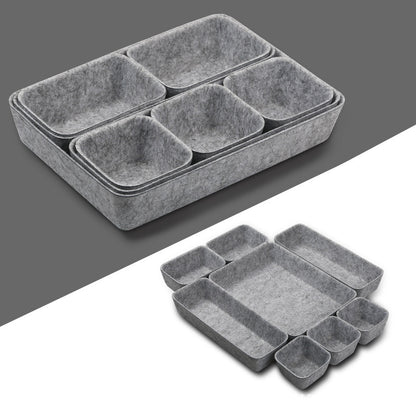 Cross-Border New Storage Box Home Storage Box Cosmetics Messy Items Storage Set Office Supplies Storage Box