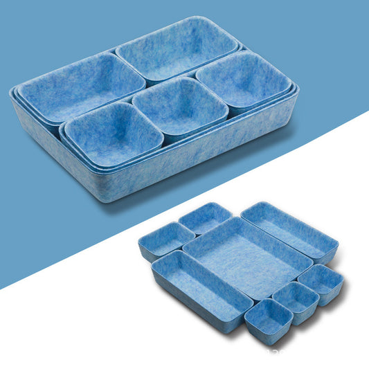 Cross-Border New Storage Box Home Storage Box Cosmetics Messy Items Storage Set Office Supplies Storage Box