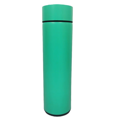 Cross-Border LED Random Temperature Display304Stainless Steel Thermos Cup Car-mounted Household Leather Case Gift Cup 500ML