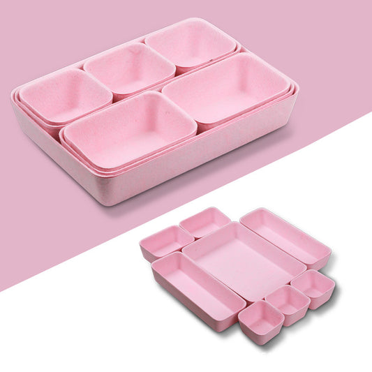 Cross-Border New Storage Box Home Storage Box Cosmetics Messy Items Storage Set Office Supplies Storage Box