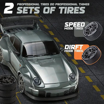 RC Drift Car – 1:24 Scale 4WD Remote Control Racing Car with 2.4GHz & 12.4mph Speed